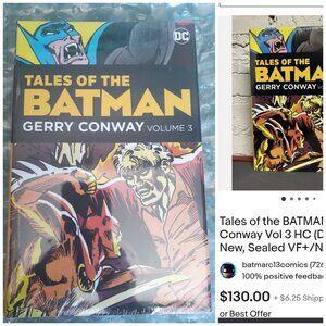 TALES of the BATMAN GERRY CONWAY Volume 3 Hardcover Book  DC Comics- Collectible